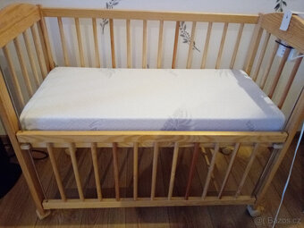 detska postylka na kolečkách 40x90 - 4