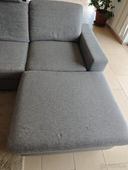 Sedací souprava U šedá - 4