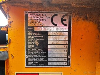 Kolový dempr THWAITES MACH201 1tone - konečná cena - 4