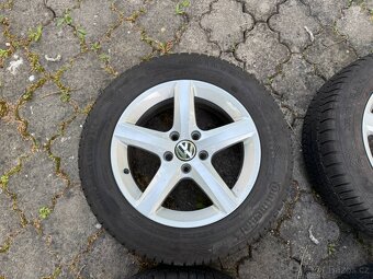 R16 ORIG.ZIMNÍ ALU KOLA 5x112 VW SHARAN 205/60/16 - 4