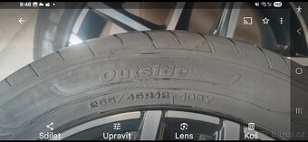 AL DISKY R18 ET45 s pneu Fulda 255/45/18C - 4