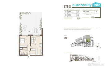 Prodej, apartmán 2+KK, 68 m2, terasa, Železná Ruda - 4