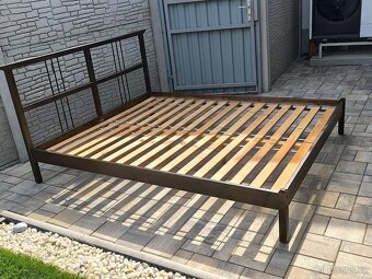 Prodám manželskou postel + Matrace 160cm x 200cm - 4