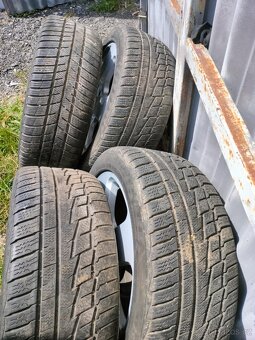 4ks alu disky orig. Škoda 5x112 R17 pneu 5mm - 4