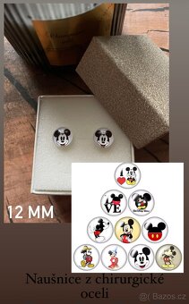 Naušnice z chirurgické oceli 12 mm - 4