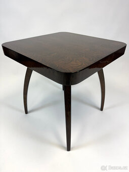 Konferenční stolek Halabala po renovaci - šelak - 4