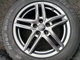 Sada ALU kol Ronal 215/60R17 zimní - 4
