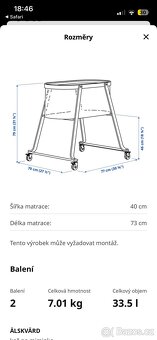 Postýlka, koš pro miminko - 4