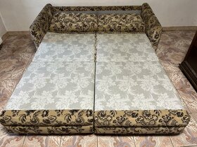 kvalitní malý rozkládací gauc - 4