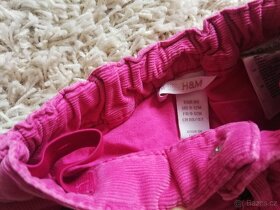 Podšité manšestrové kalhoty H&M - 4