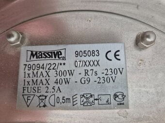 Stojací halogenová lampa Massive model 79094/22 - 4