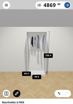 skříň Pax Ikea - 4
