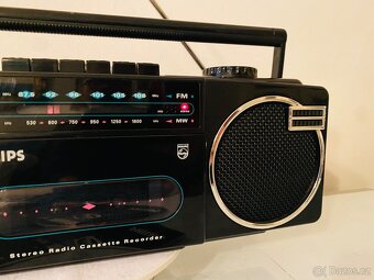 Radiomagnetofon Philips D 8090, rok 1988, REZERVACE - 4