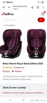 autosedačka Britax Römer king  || - 4