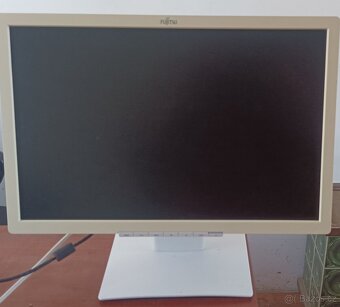 Bílý Monitor,22" Fujitsu B22W-7 bílý včetně napájecího kabe - 4