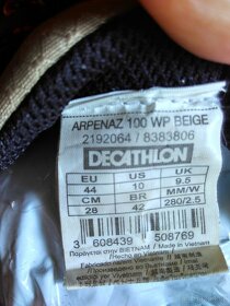 vel.44, pánská turistická bota, Quechua arpenaz - 4