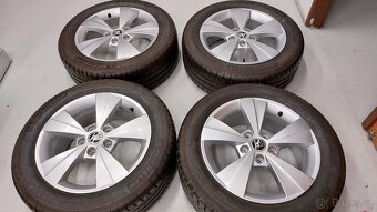 Alu kola 5x112 r16 originál Škoda Octavia III - 4