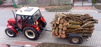 Vlek za traktor na dřevo - 4