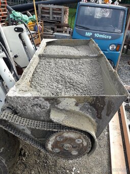 Bádie na beton 0,75m³, míchací lopata - 4