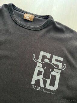 Pánské triko s dlouhým rukávem G-star vel M - 4