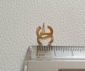 Zlaté náušnice 1,4 cm - 4