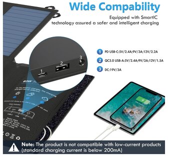 Přenosný Solární panel BigBlue B405 63W - 4