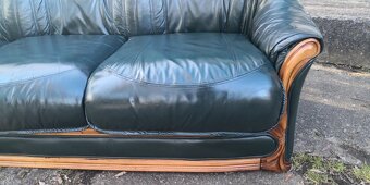 Kožená sedací souprava(trojsedačka) - 4