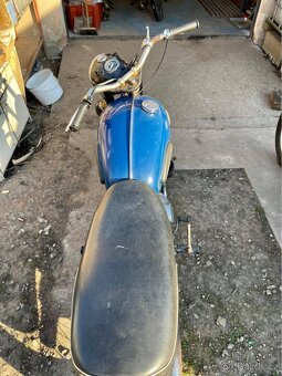 AJS model 14, anglický moto veterán 1961, bílé SPZ - 4