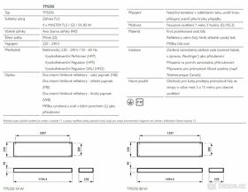 Zářivkové těleso osvětlení 150cm 4 trubicové Philips TPS350 - 4