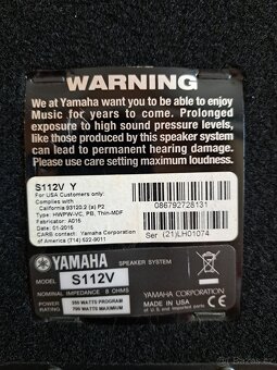 Yamaha S112V - 4