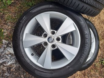 Alu kola 5x112 originál Škoda Octavia III 205/55 R16 - 4