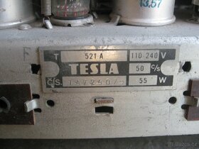 lampové rádio TESLA Populár 521A - rok 1956 - 4