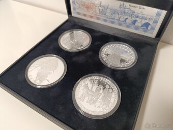 Historie českého národa - sada medailí Ag Proof - 4