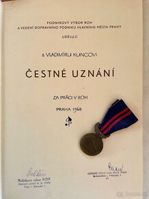 medaile a čestné uznání - 4