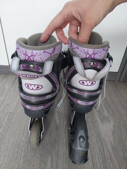Dětské dívčí inline brusle - 4