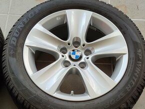 zánovní zimní ALU komplet BMW 17" 5x120 ET30 pneu 225/55/17 - 4