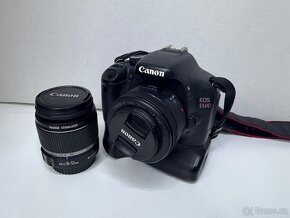 Canon EOS 550D + 18-55mm IS + 50mm + Battery holder - 4
