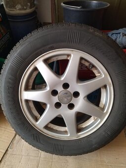 Alu kola 5x100 R15 s letními pneu - 4
