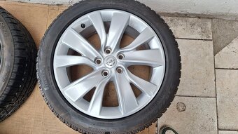 Alu kola Opel 18" 5x115 zimní pneu 235/45 R18 6-7mm - 4