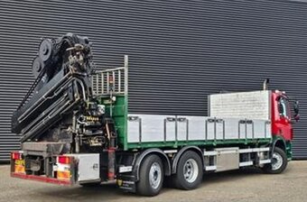 DAF CF 85.410 - 6x2 – Valník + HR-HIAB 35 t/m – EURO 5 - 4