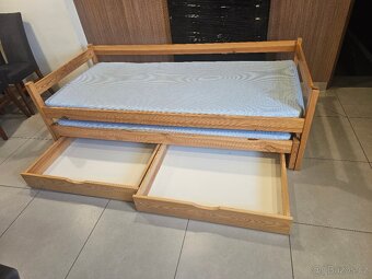 Dětská rozkládací postel 200 x 90 cm - 4