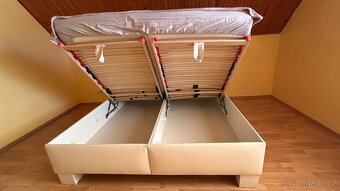 Manželská postel 180×200 cm, polohovací rošty - 4