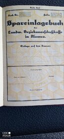 Předválečná,nebo protektorátní spořitelní knížka. - 4