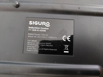 Indukční dvouplotýnka zn. Siguro - 4