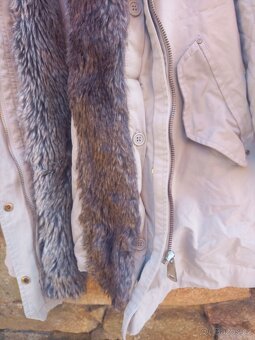Parka s velkou kapucí Zara M - 4