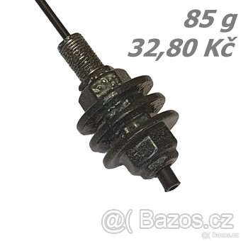 Rybářská krmítka průběžná Sendvič válec 85-105 g Sleva 20% - 4