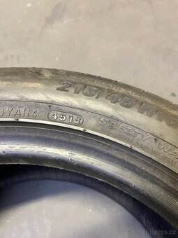 4ks LETNÍ PNEUMATIKY KUMHO ECSTA HS51 215/45/16 86H - 4