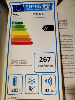 Lednice s mrazákem Beko - 4