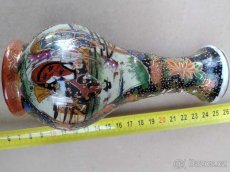 Čínská ručně malovaná váza 25 cm - 4