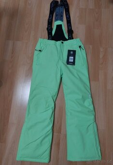 Nové zimní lyžařské kalhoty, oteplováky, 140/146, neon - 4